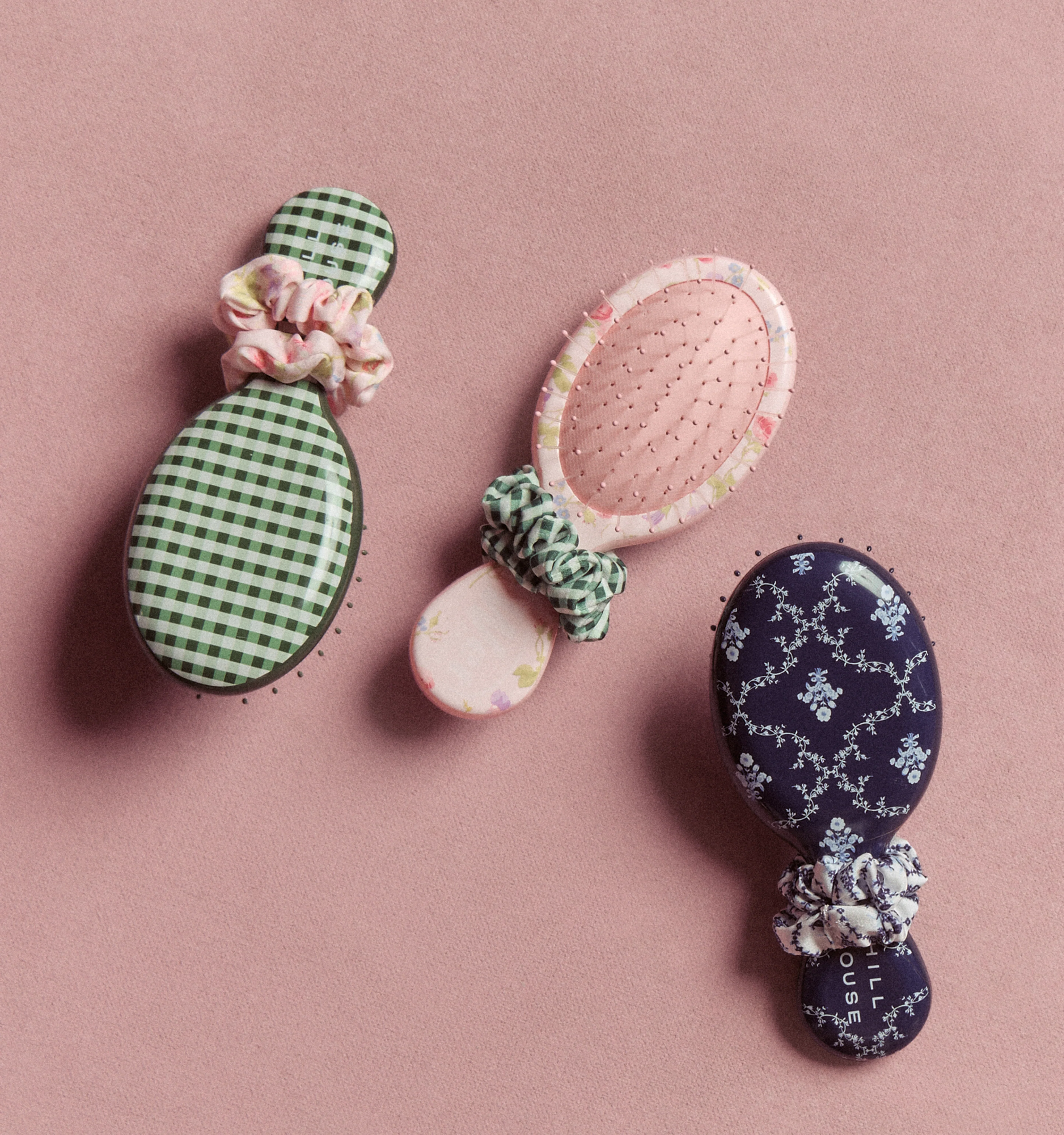 The Hill House x Wet Brush Mini Brush - Pink Floral - Image 3