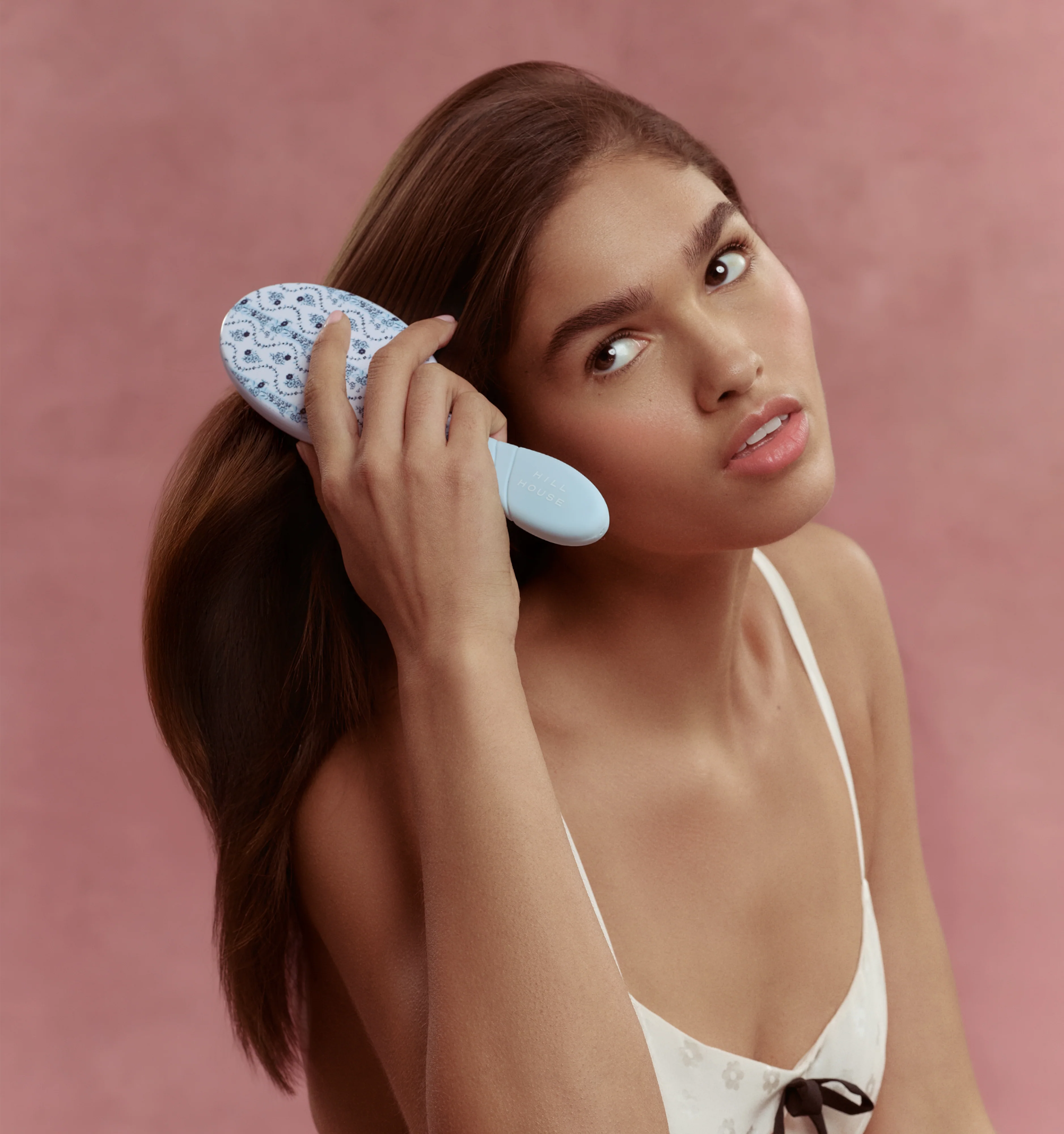 The Hill House x Wet Brush Pro Detangler Brush - Blue Vine Stripe - Image 4