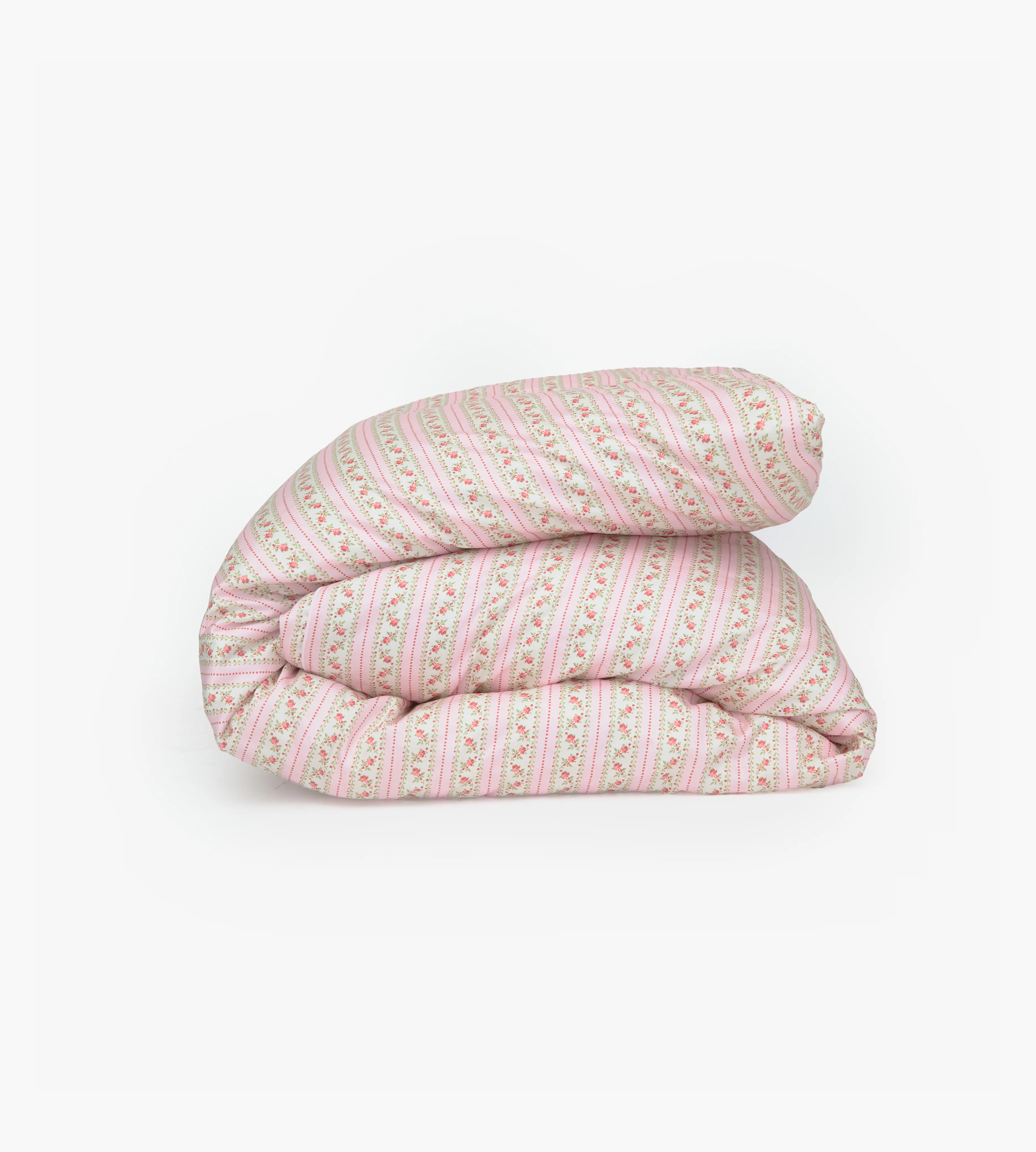 The Duvet Cover - Pink Floral Dot Stripe - Image 5