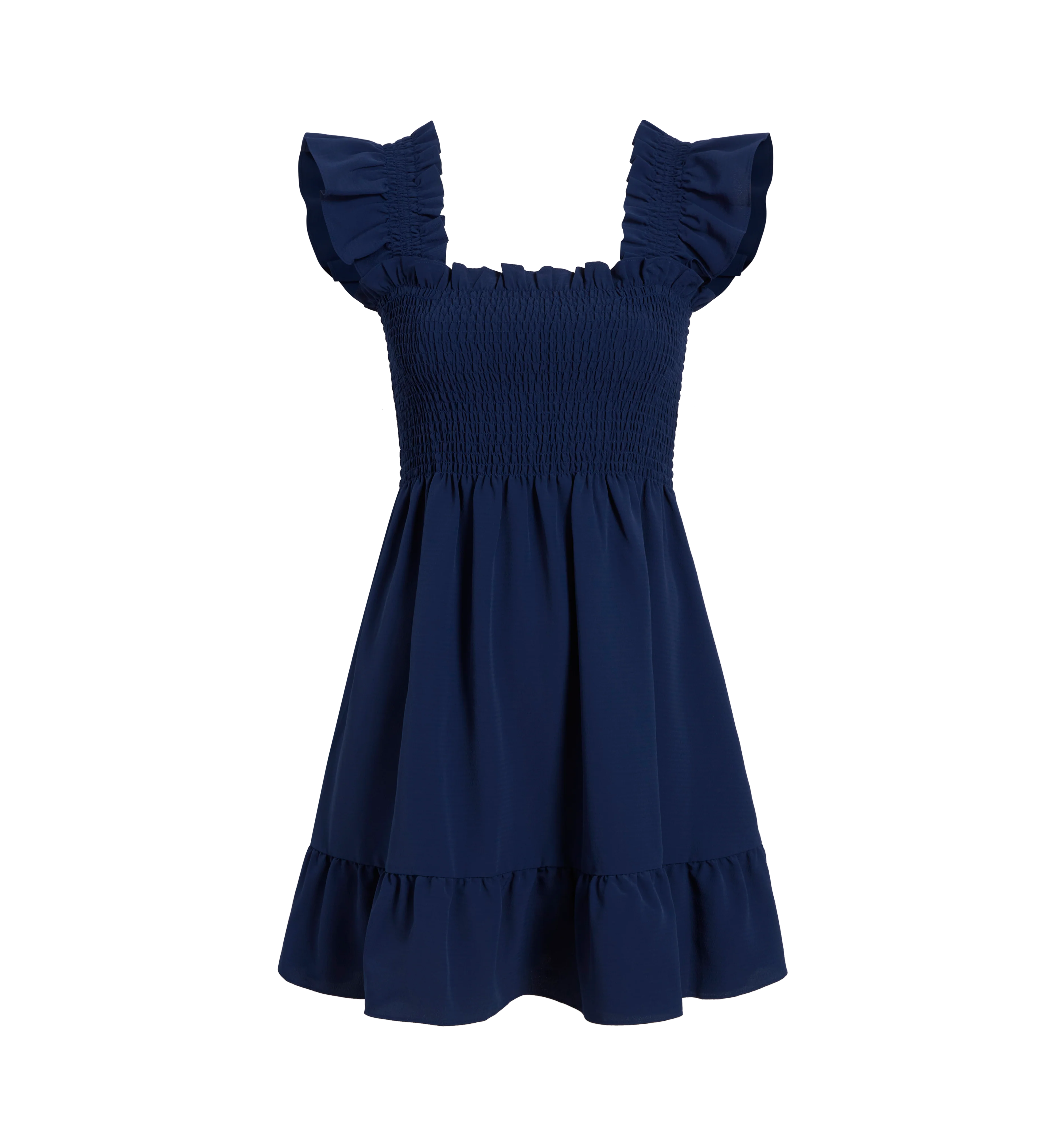 The Elizabeth Nap Dress - Navy Crepe