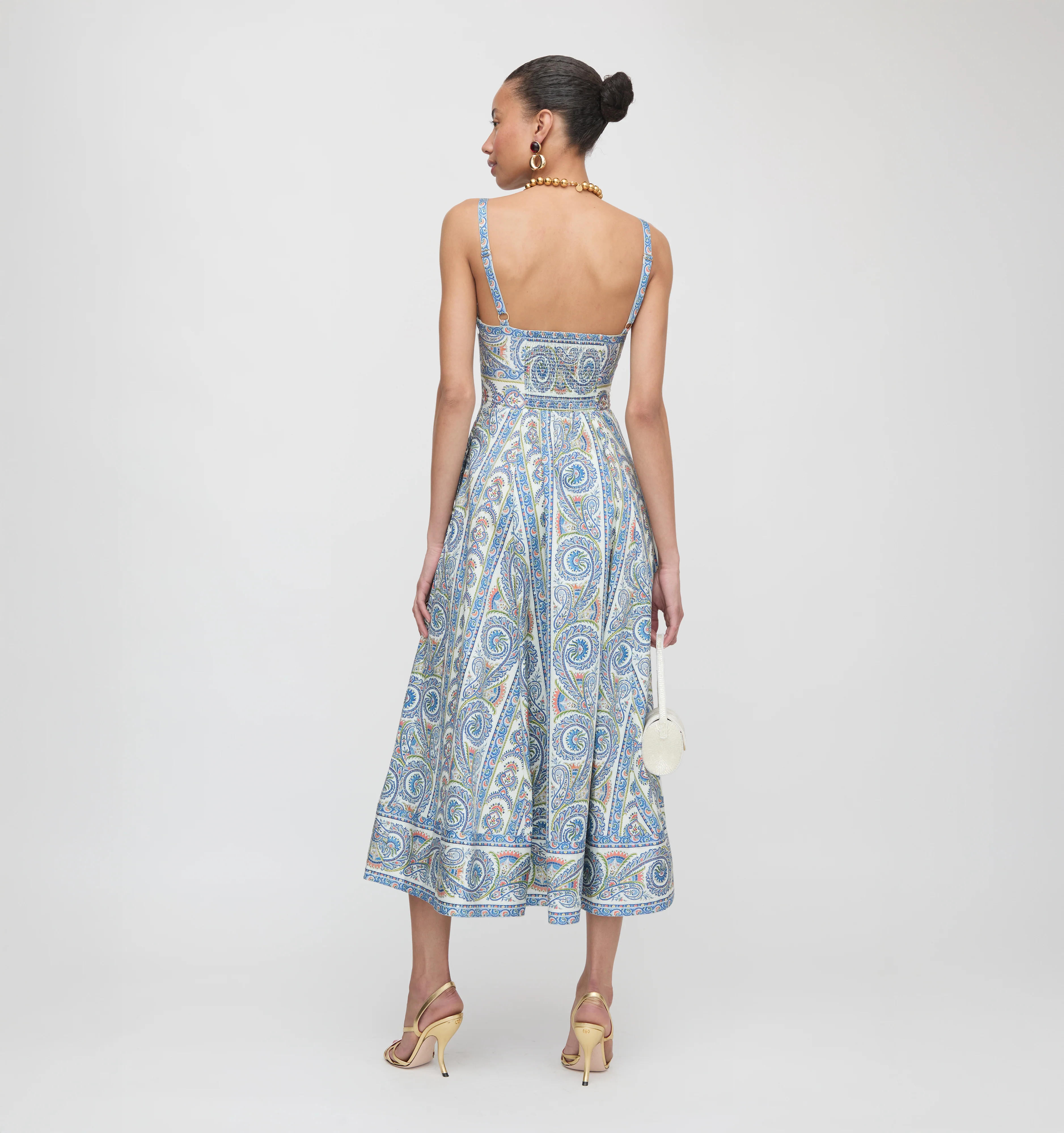 The Margot Dress - Blue Corsica Paisley - Image 6