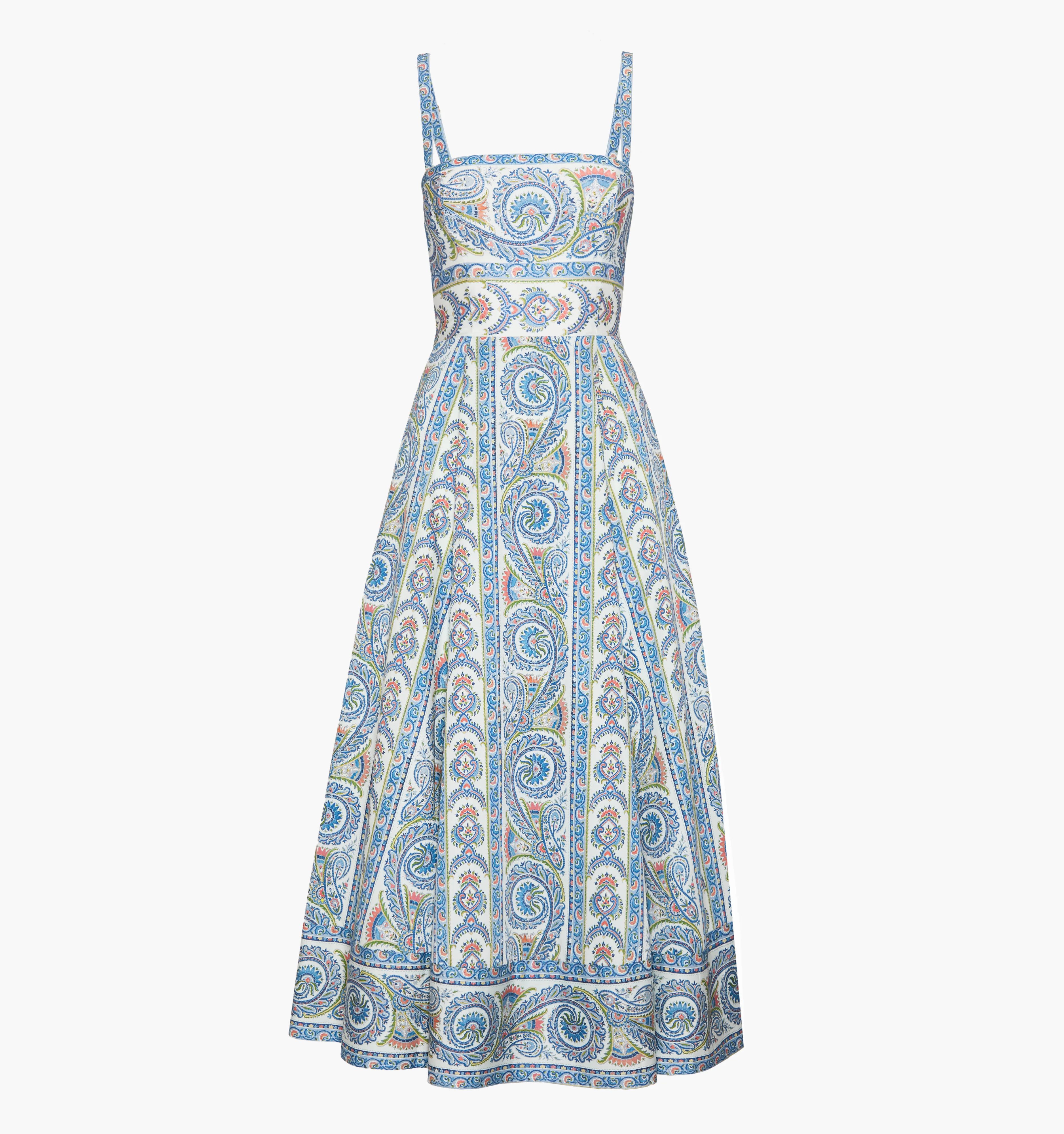The Margot Dress - Blue Corsica Paisley - Image 7