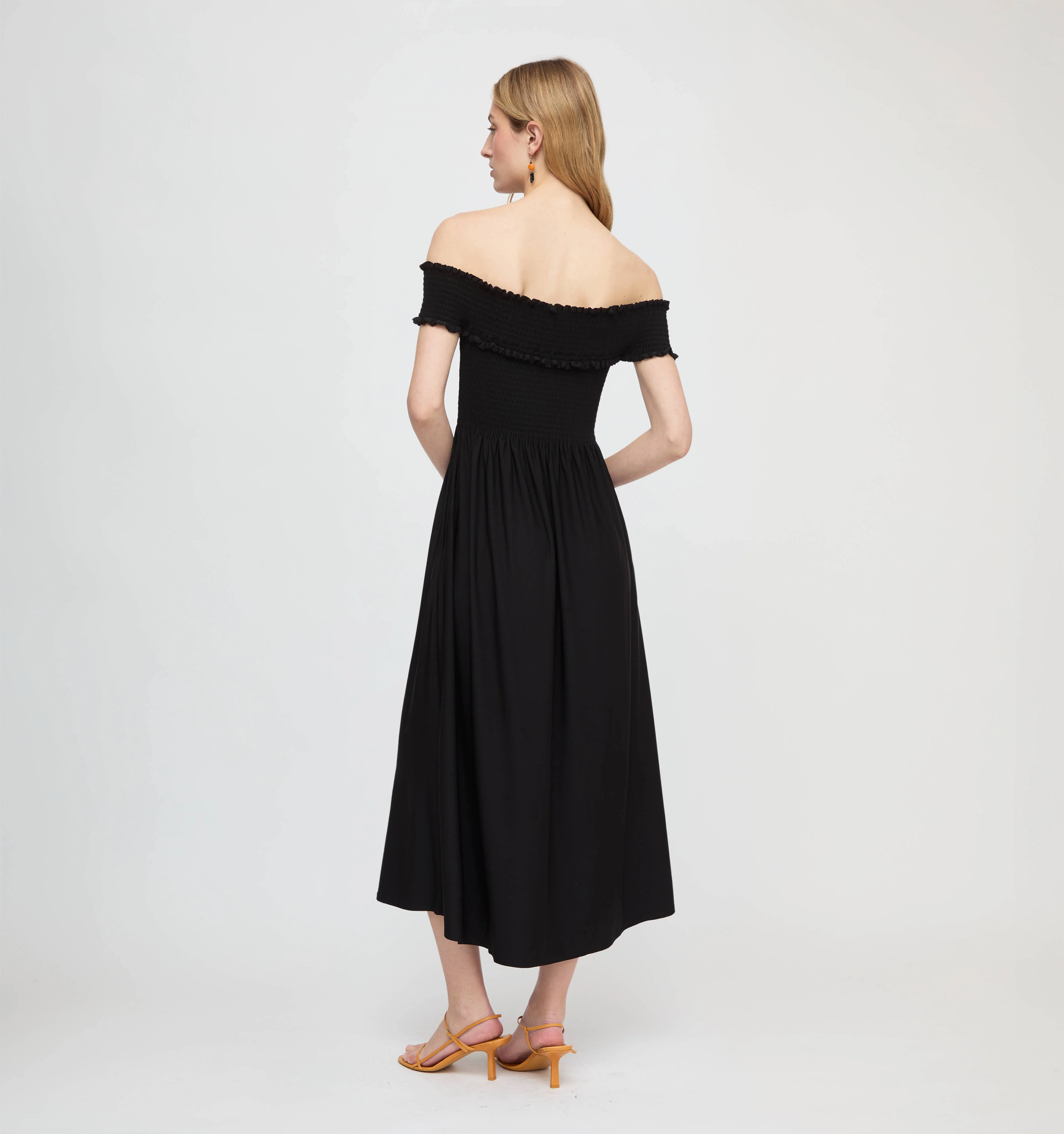 The Marguerite Nap Dress - Black - Image 4