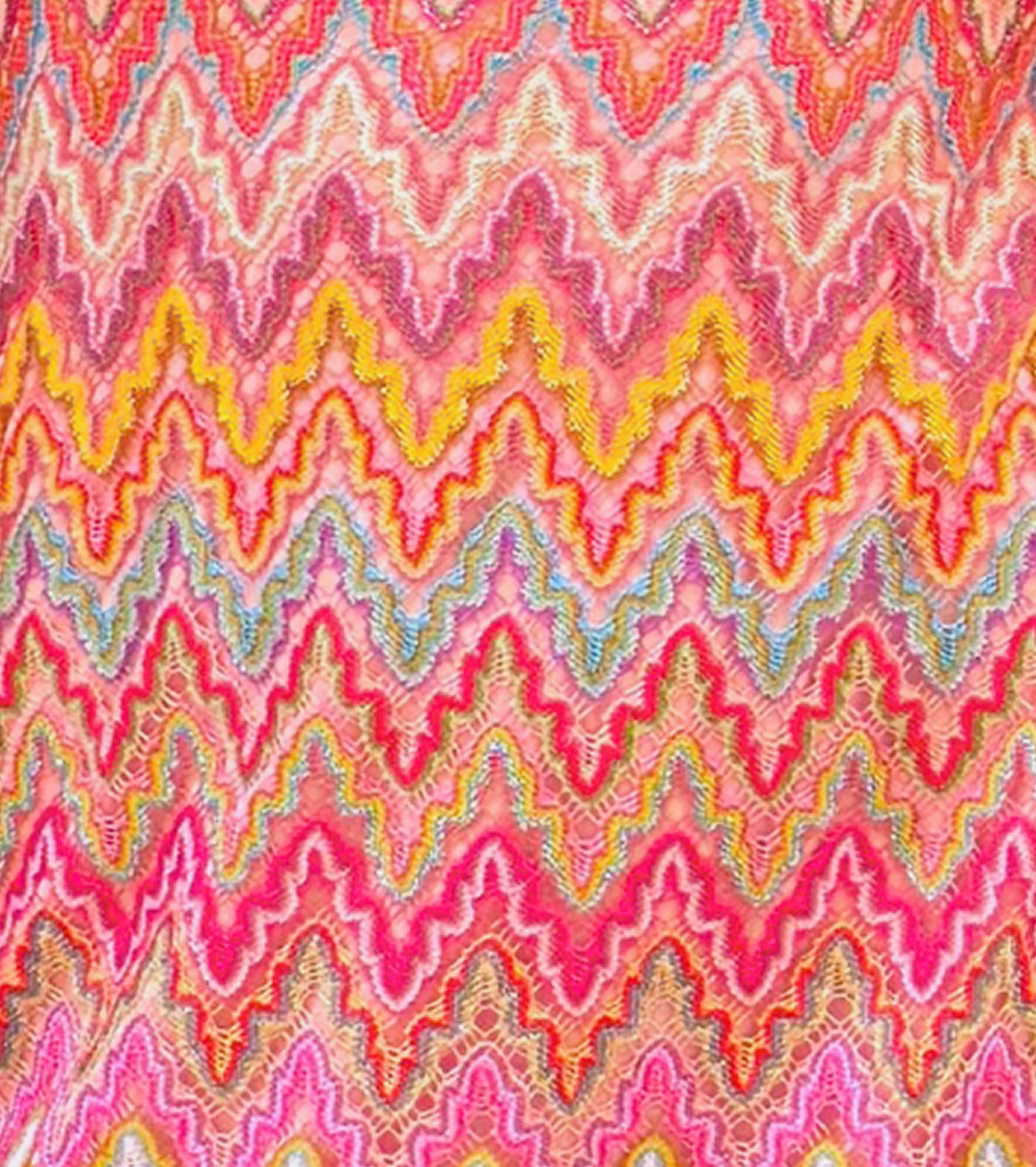 The Nathalie Dress - Pink Sheer Shimmer Knit - Image 5