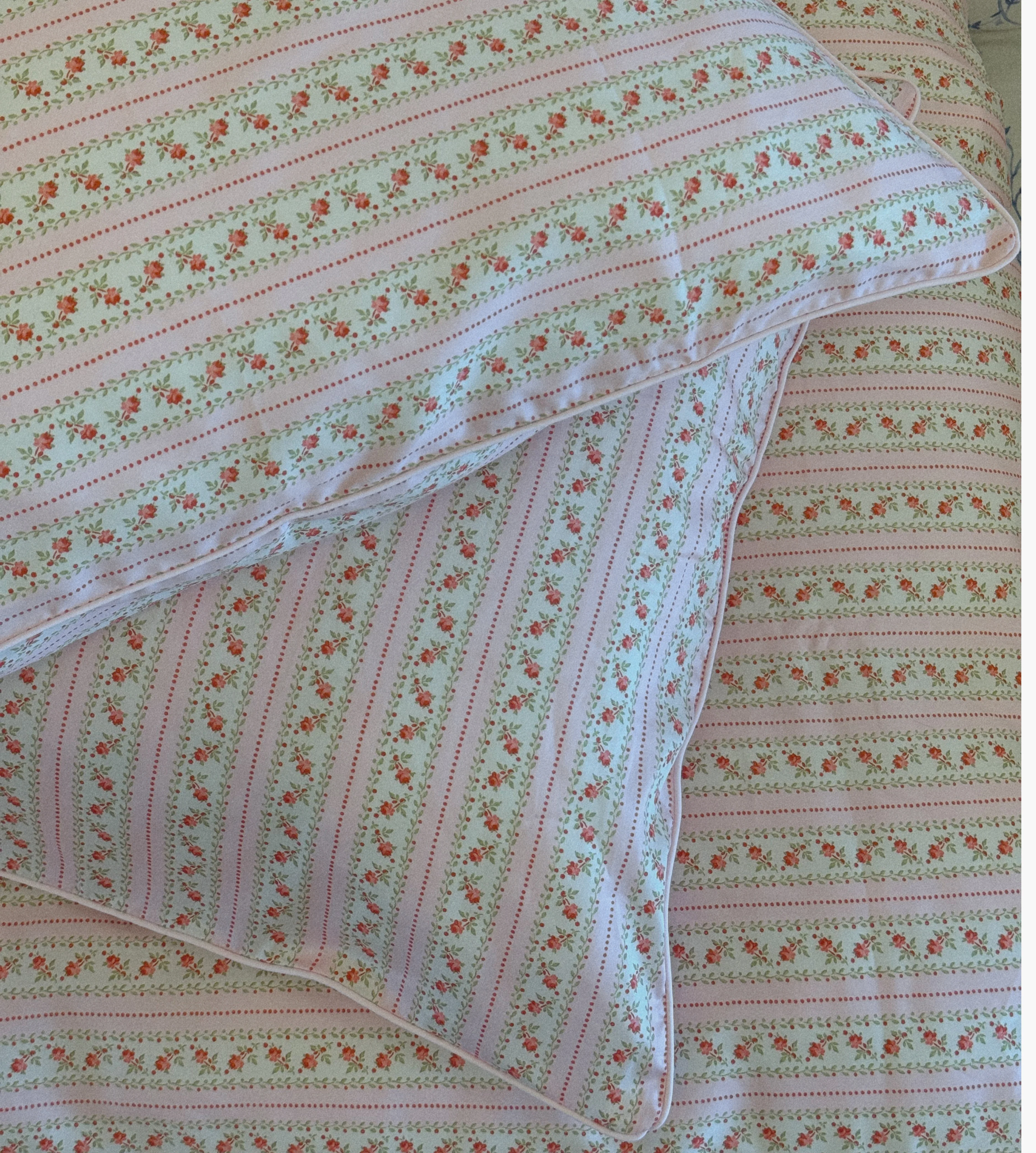 The Pillowcase Set - Pink Floral Dot Stripe - Image 2