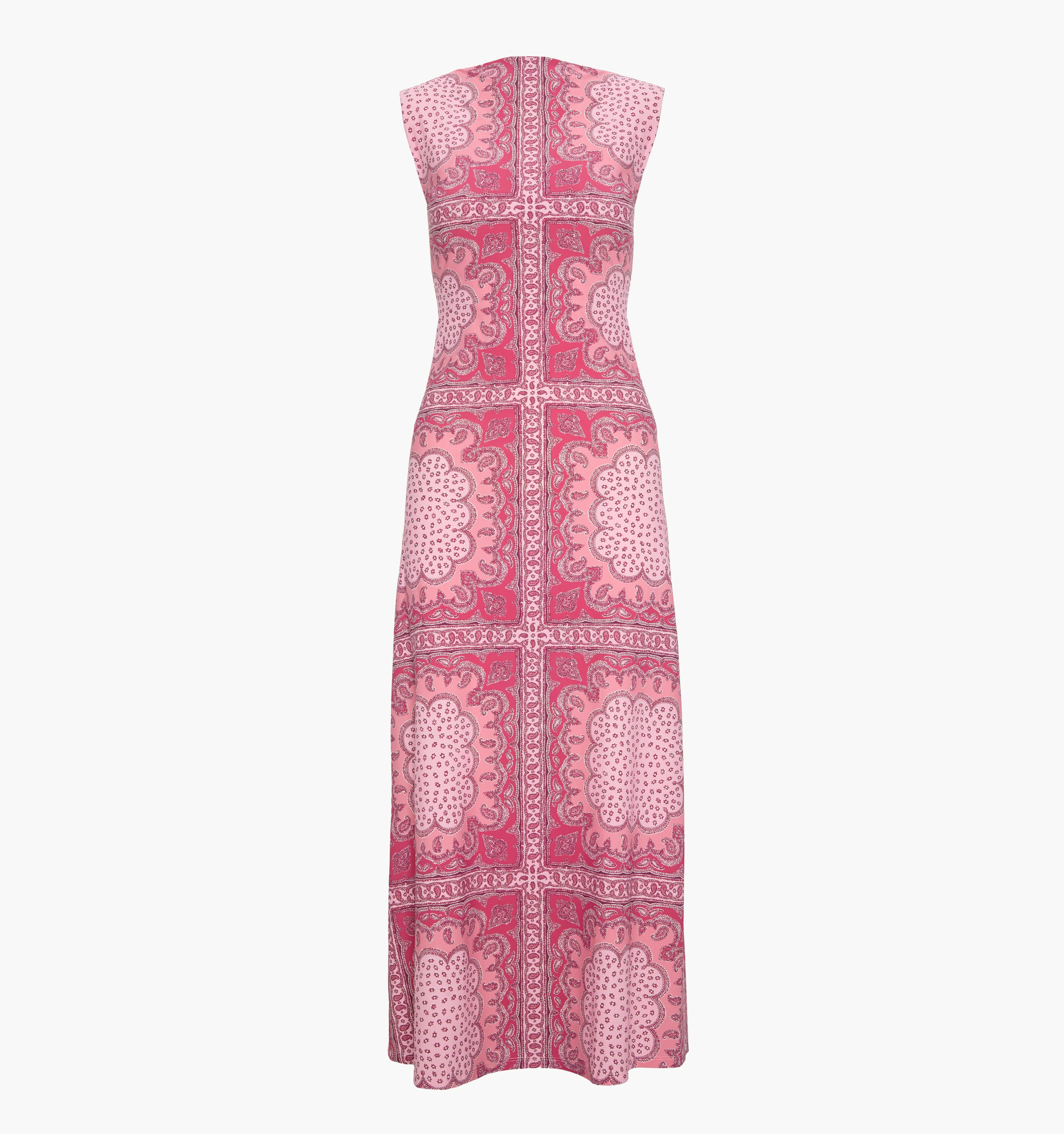 The Sloane Dress - Berry Paisley Scarf - Image 5
